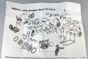 画像4: 1/32-35 オートバイ キット 3個セット