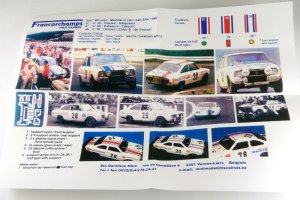 画像3: Francorchamps Mini Models 1/43kit Mazda R100 24H Spa 1969 n.28/29/30