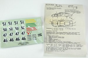 画像3: JIELGE 71b Alpine M64 Le Mans 1965 #50