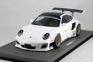 画像5: Autobarn 1/18 Porsche 911 Liberty Walk White/Black Roof （ケース無）