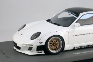 画像9: Autobarn 1/18 Porsche 911 Liberty Walk White/Black Roof （ケース無）
