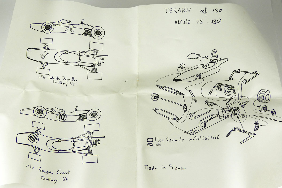 画像3: ALEZAN 1/43kit Alpine F3 1967 Depailler / Cevert