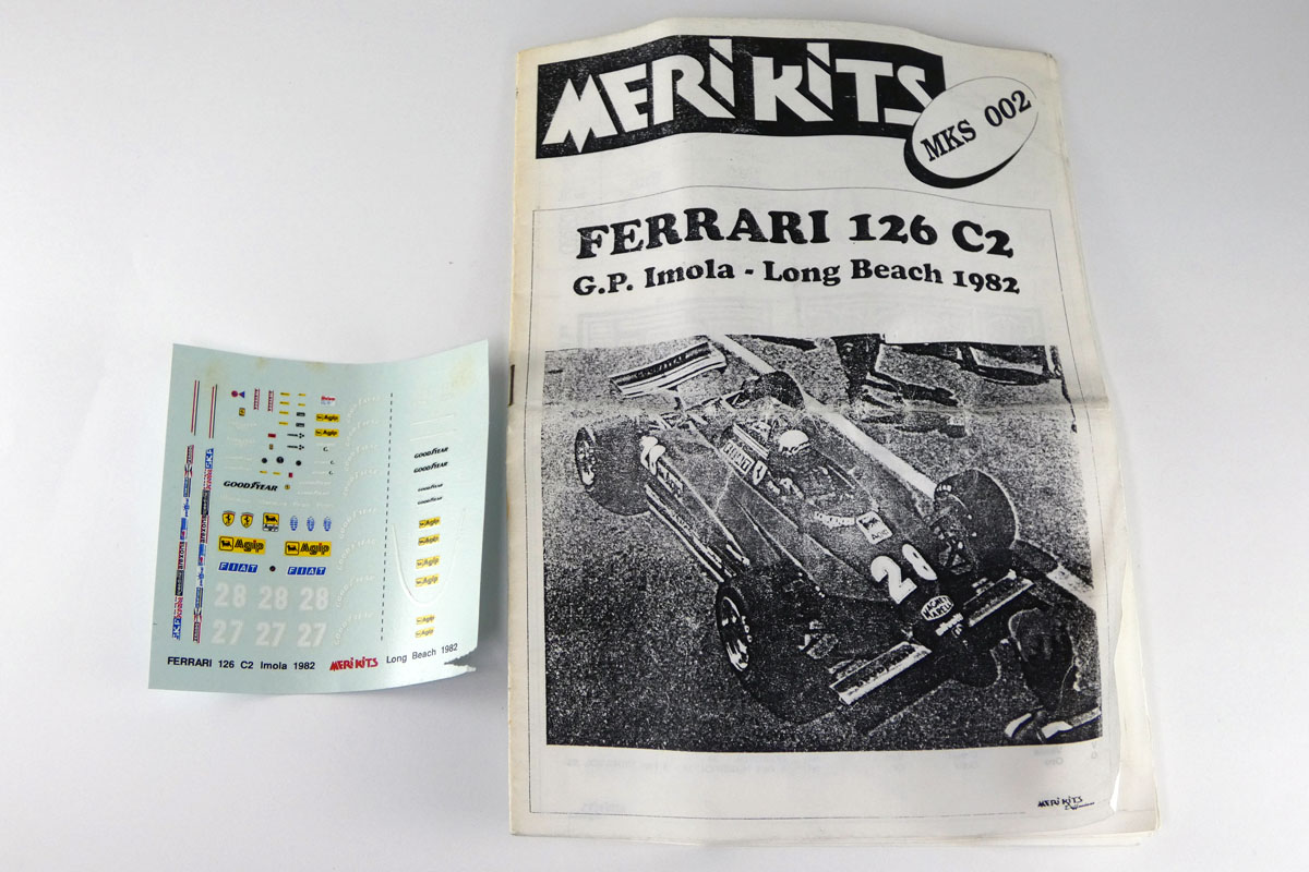 画像3: MERI MKS003 1/43 Ferrari 126 C2 Imola / Long Beach GP 1982