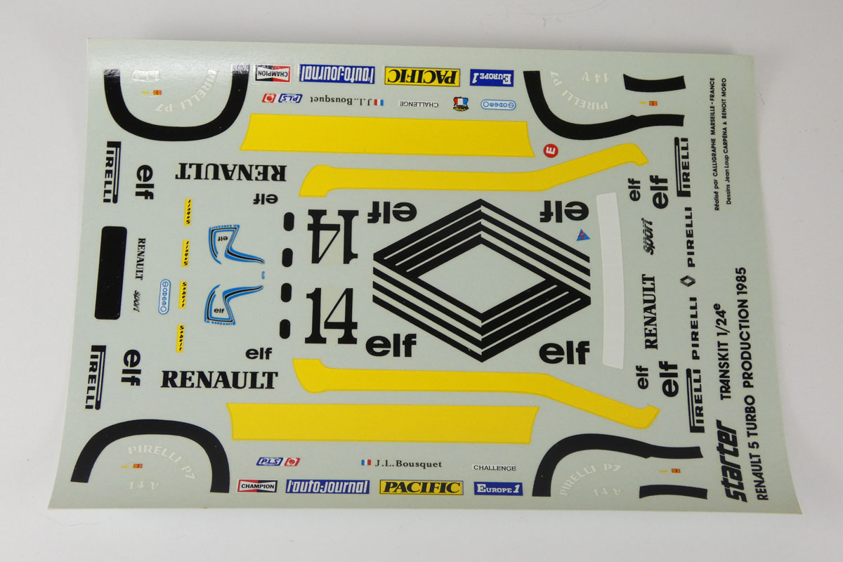 画像3: Starter 1/24Transkit Renault 5 Turbo Production 1985